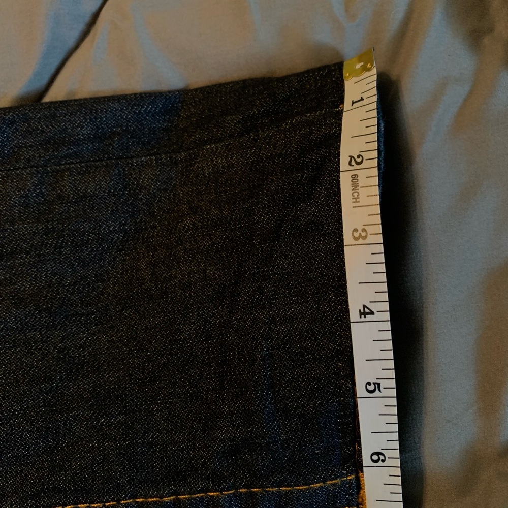 True Religion Jeans World Tour straight 27 dark blue denim Ankle 28x28 NEW - Picture 9 of 12